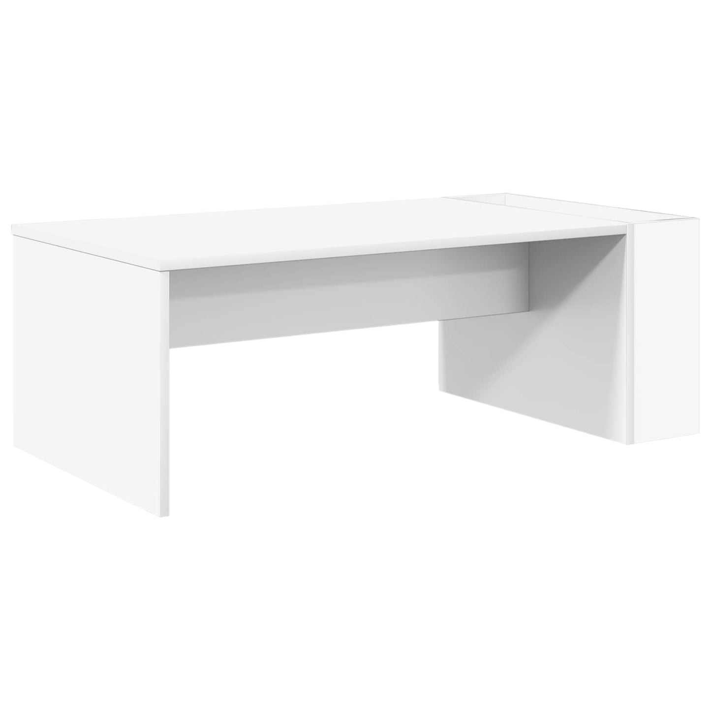 Kaffebord Hvit 95 x 50 x 34 cm Konstruert tre