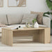 Kaffebord Sonoma eik 95 x 50 x 34 cm Konstruert tre