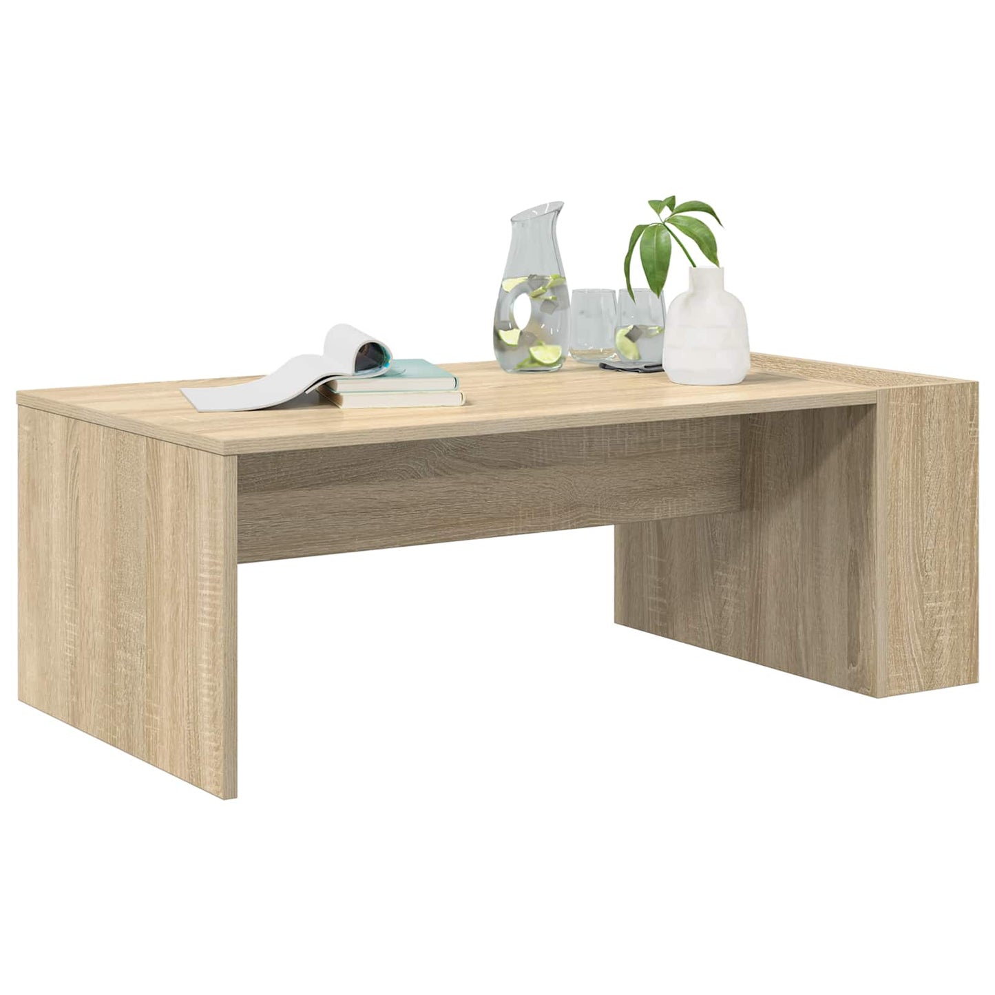 Kaffebord Sonoma eik 95 x 50 x 34 cm Konstruert tre