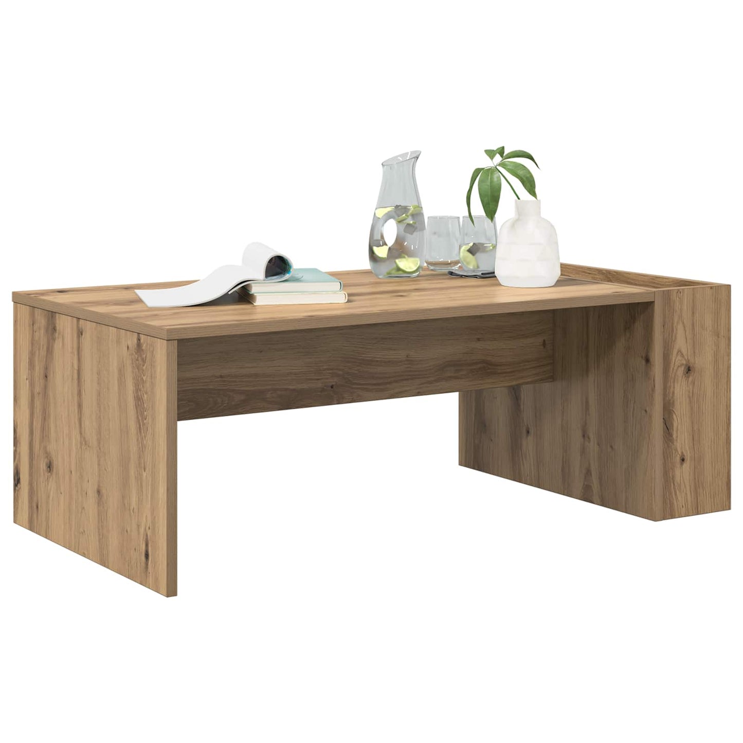 Kaffebord Artisan Eik 95 x 50 x 34 cm Konstruert tre