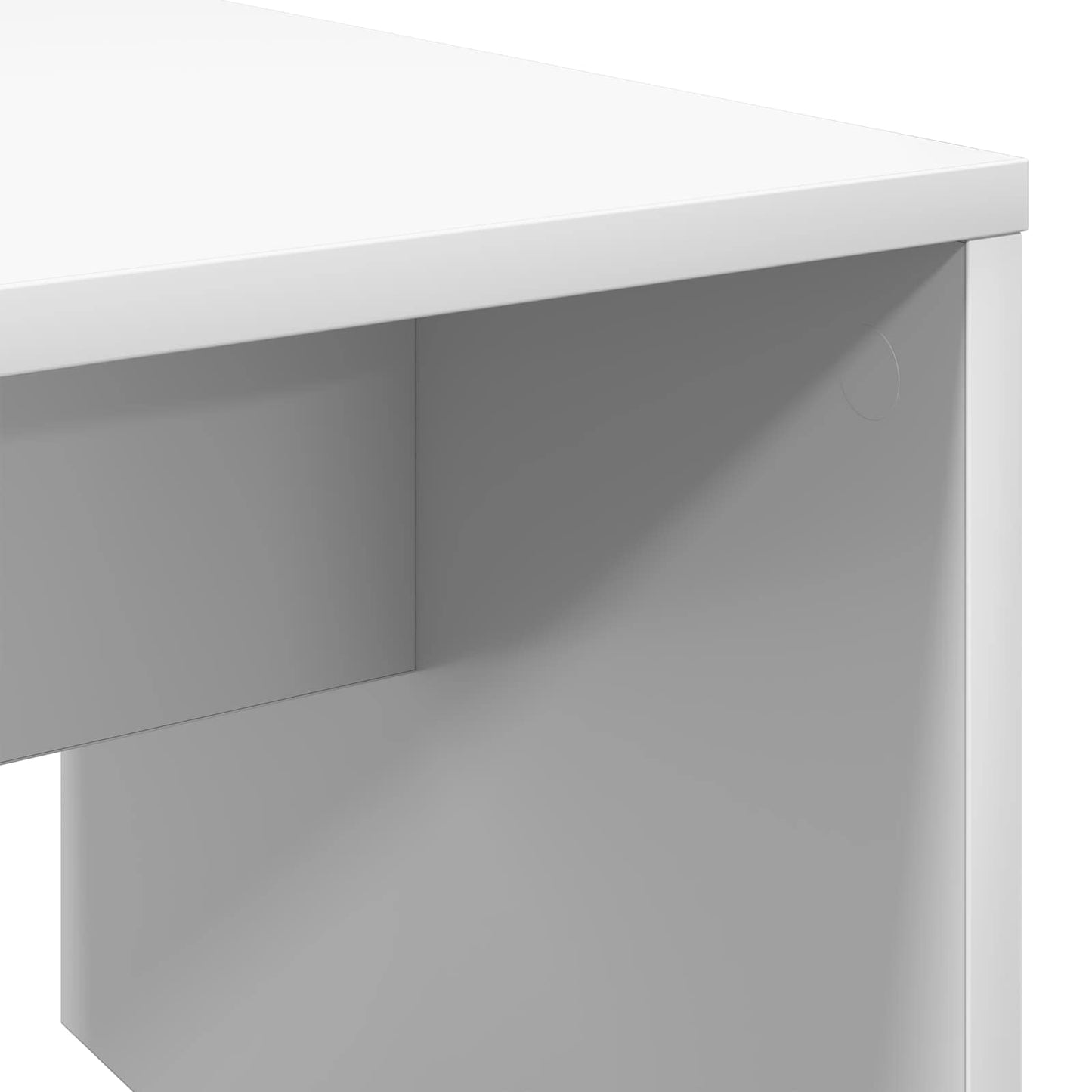 Kaffebord Hvit 90 x 45 x 35 cm Konstruert tre