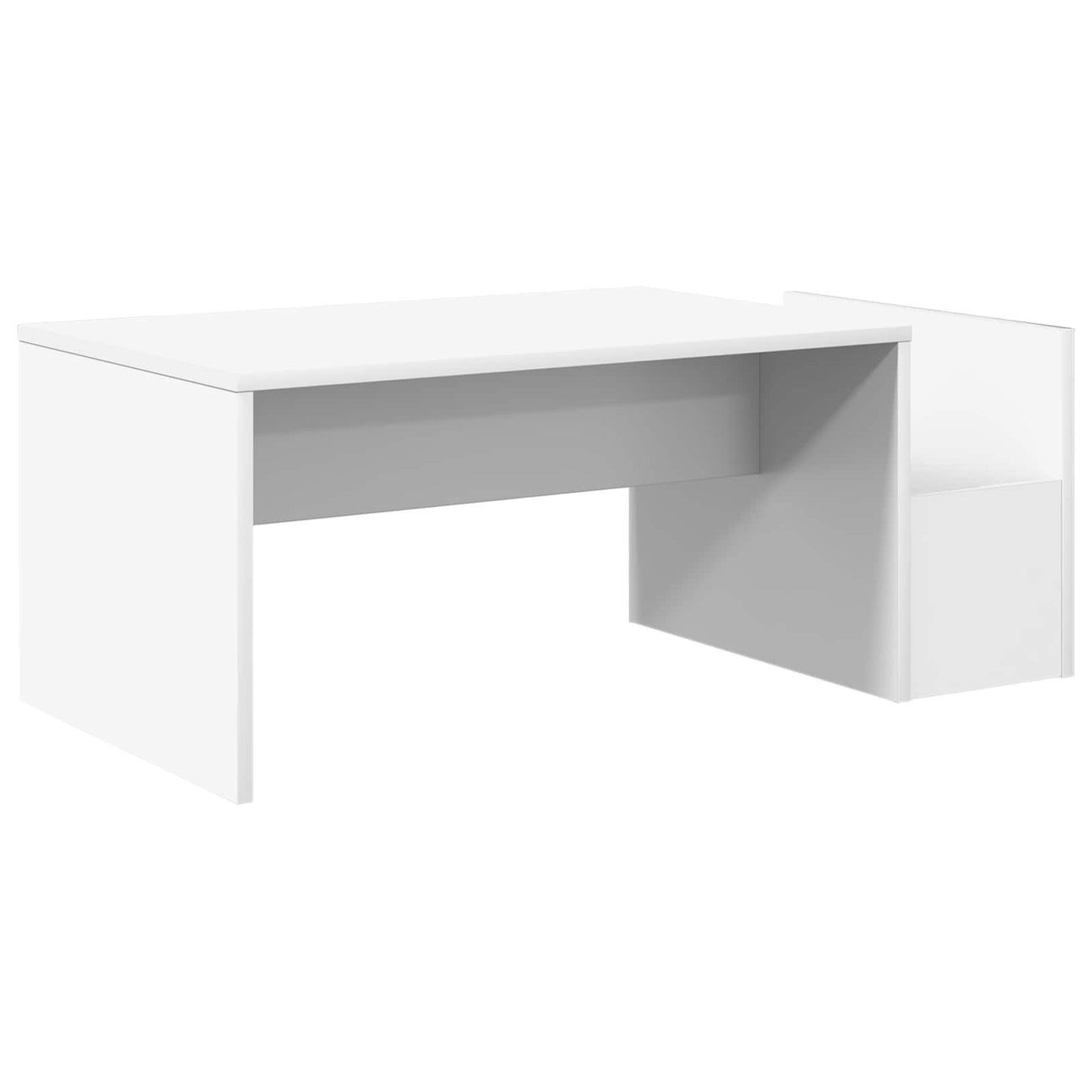 Kaffebord Hvit 90 x 45 x 35 cm Konstruert tre