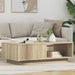 Kaffebord med skuff Sonoma eik 95 x 55 x 31 cm Konstruert tre