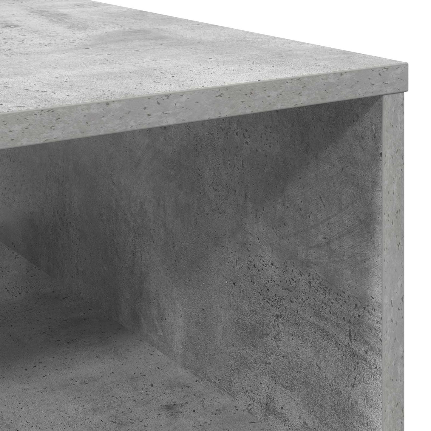 Kaffebord med skuff Betonggrå 95 x 55 x 31 cm Konstruert tre