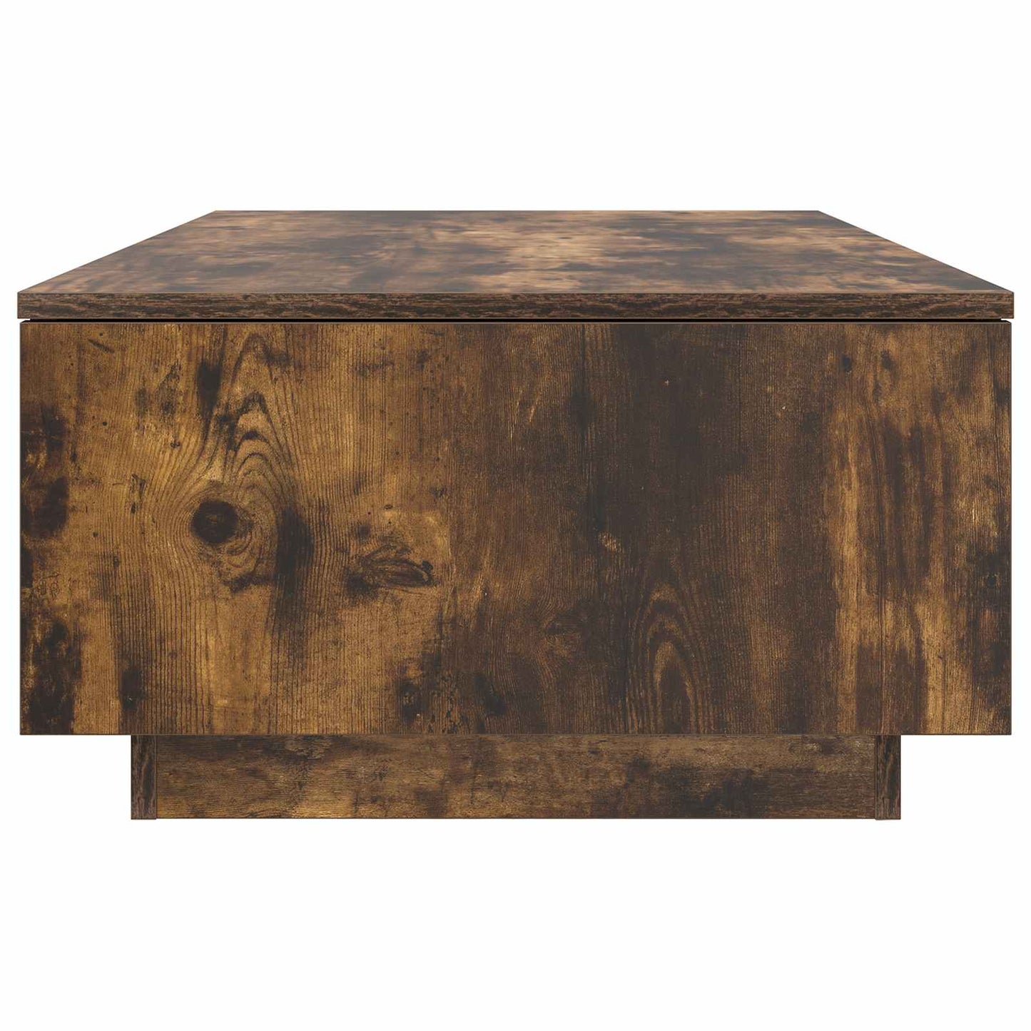 Kaffebord med skuff Røkt eik 95 x 55 x 31 cm Konstruert tre