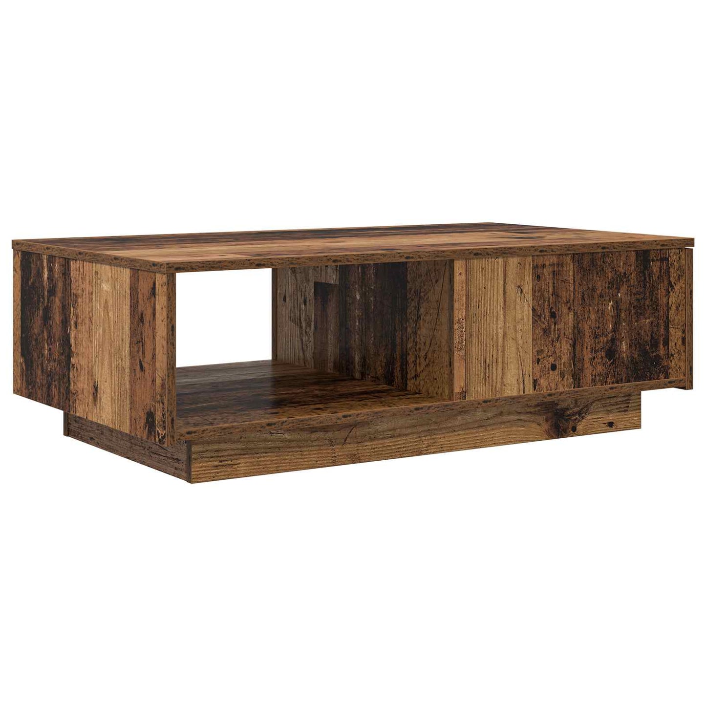 Kaffebord med skuff Gammelt tre 95 x 55 x 31 cm Konstruert tre