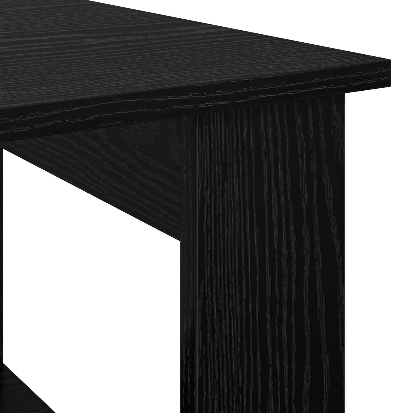 Kaffebord Svart Eik 72 x 50 x 50 cm Konstruert tre