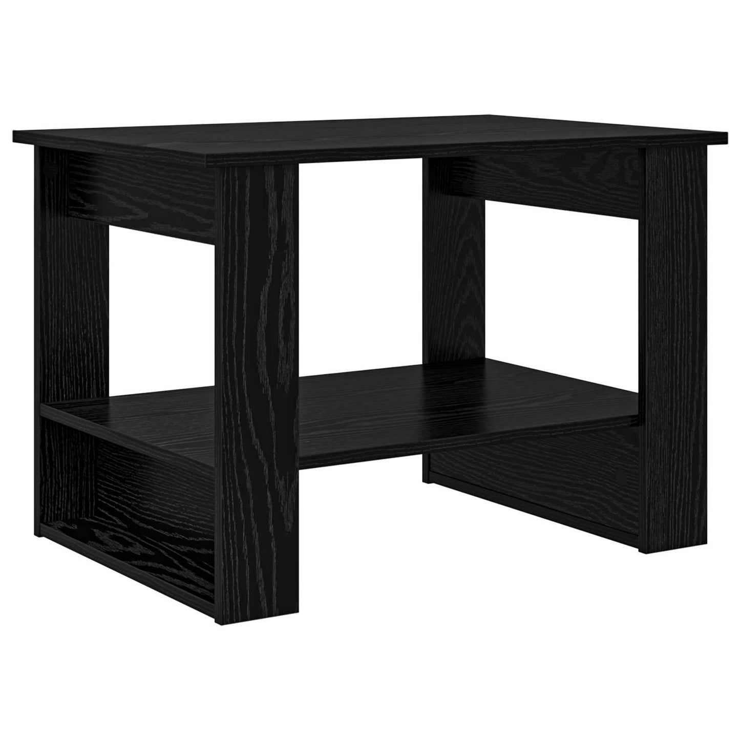 Kaffebord Svart Eik 72 x 50 x 50 cm Konstruert tre