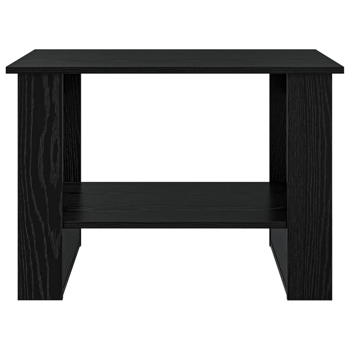 Kaffebord Svart Eik 72 x 50 x 50 cm Konstruert tre