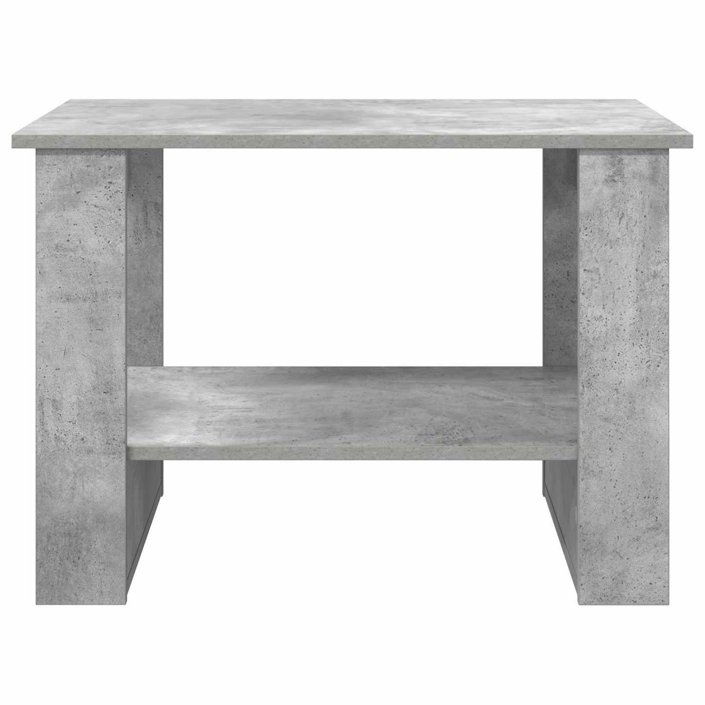 Kaffebord Betonggrå 72 x 50 x 50 cm Konstruert tre