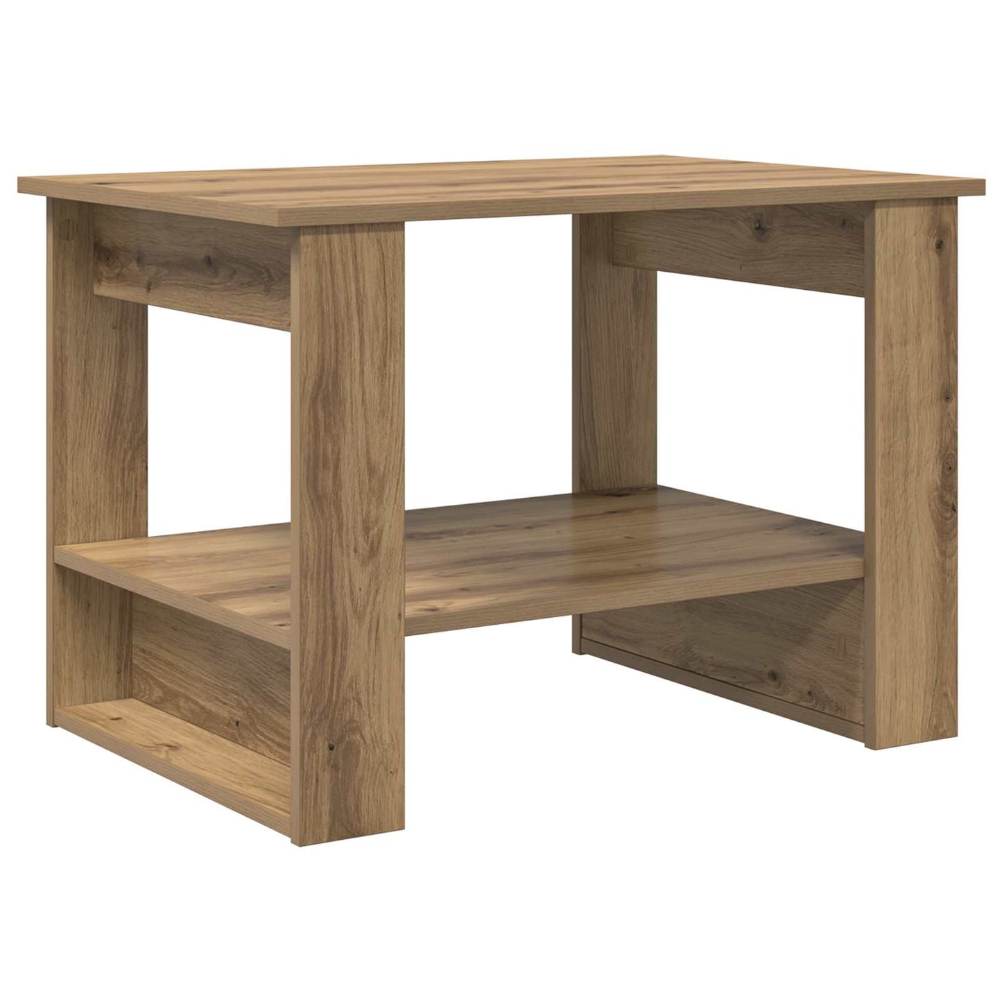 Kaffebord Artisan Eik 72 x 50 x 50 cm Konstruert tre