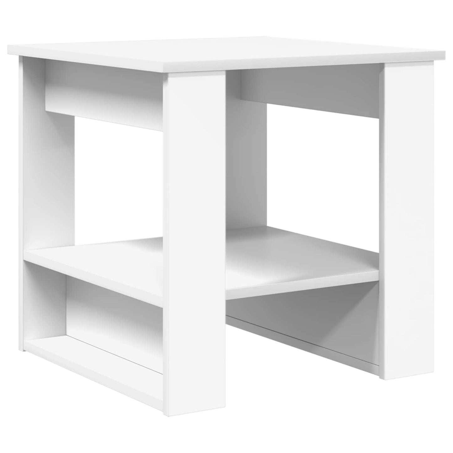 Kaffebord Hvit 51 x 50 x 50 cm Konstruert tre