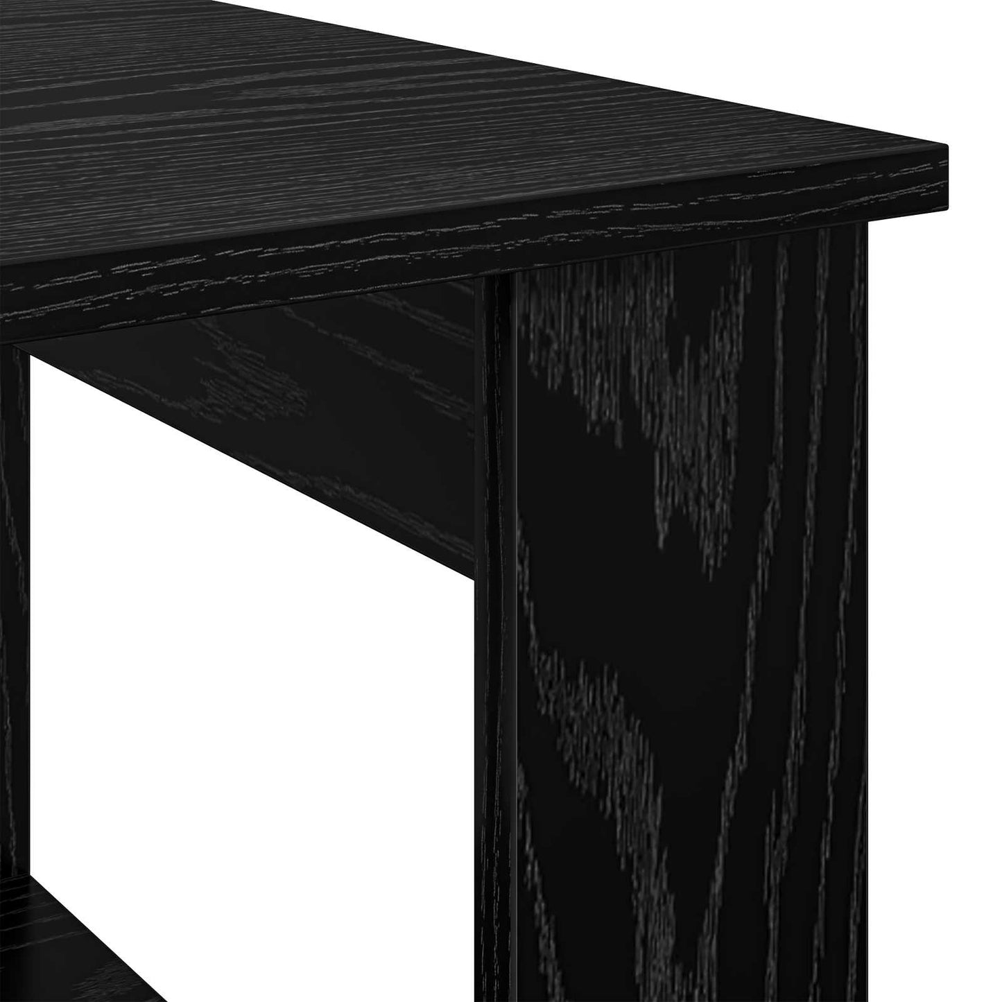 Kaffebord Svart Eik 51 x 50 x 50 cm Konstruert tre