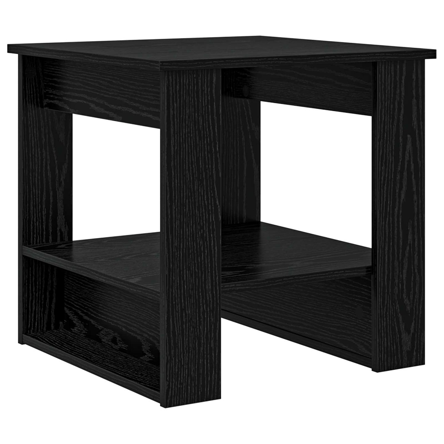 Kaffebord Svart Eik 51 x 50 x 50 cm Konstruert tre