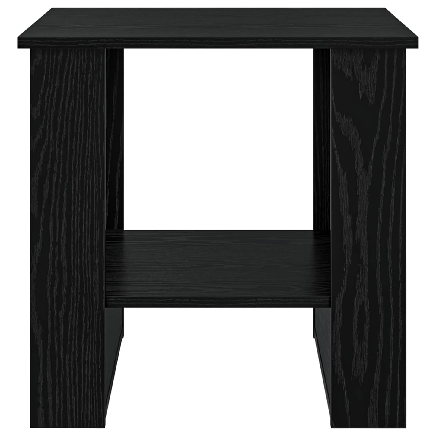 Kaffebord Svart Eik 51 x 50 x 50 cm Konstruert tre