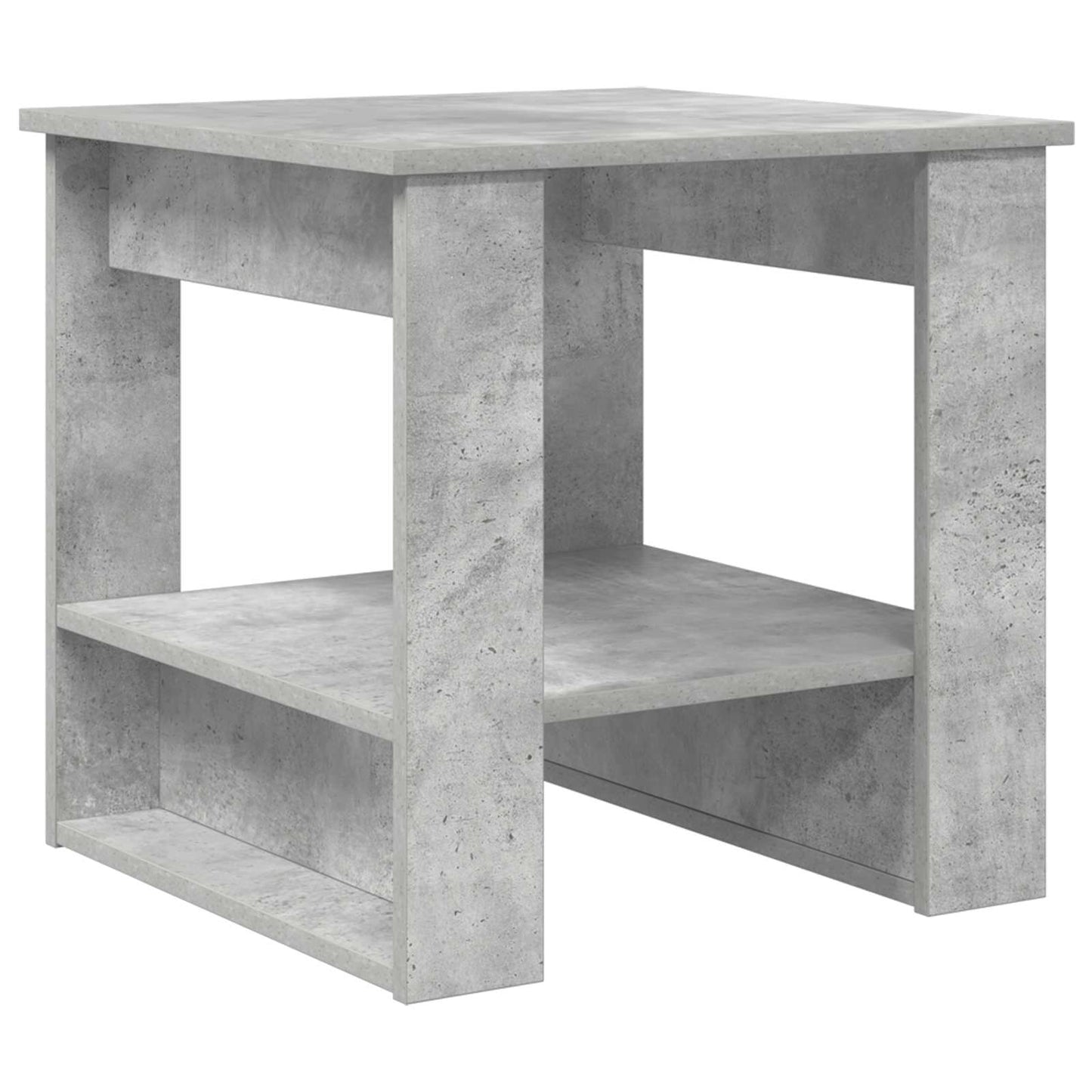 Kaffebord Betonggrå 51 x 50 x 50 cm Konstruert tre