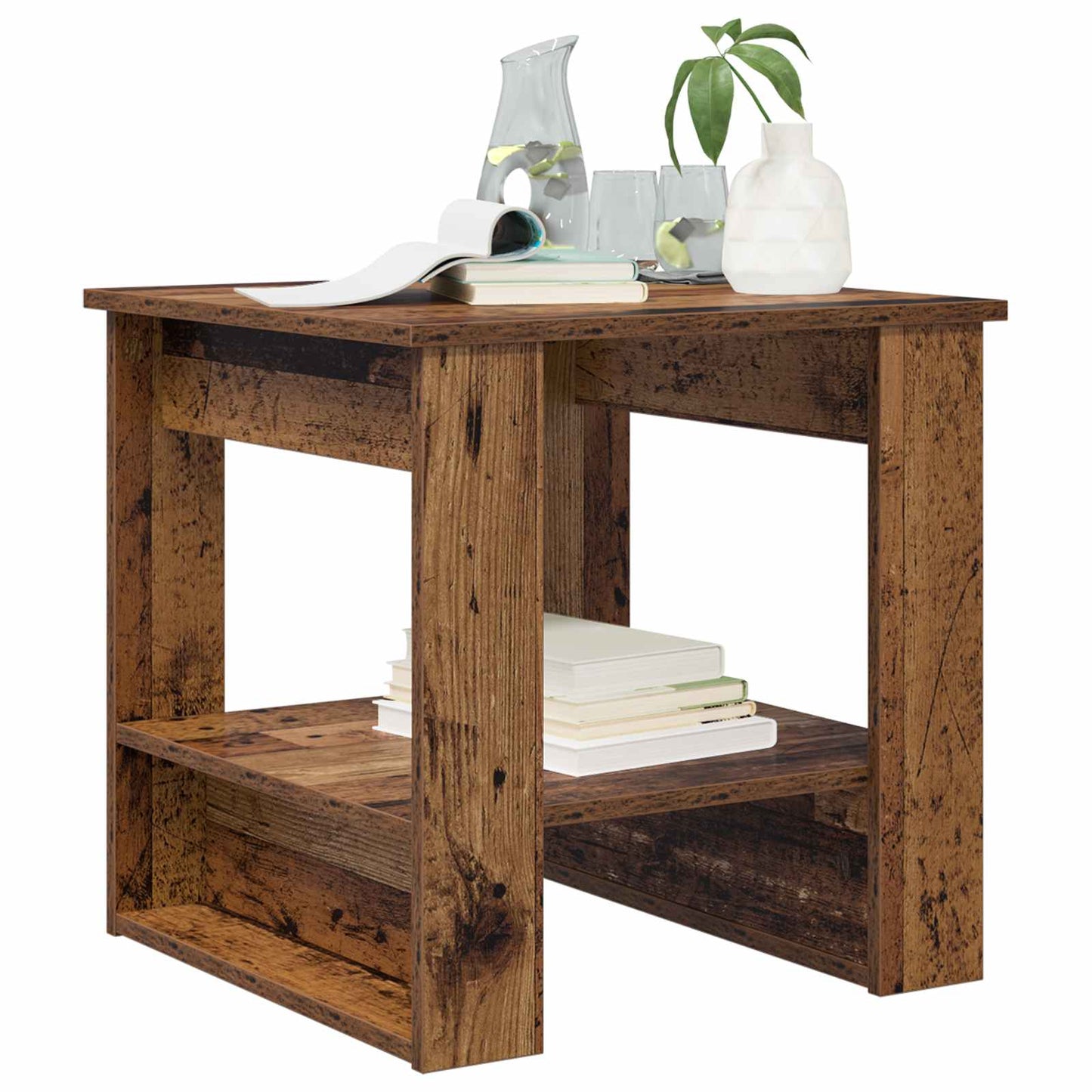 Kaffebord Gammelt tre 51 x 50 x 50 cm Konstruert tre