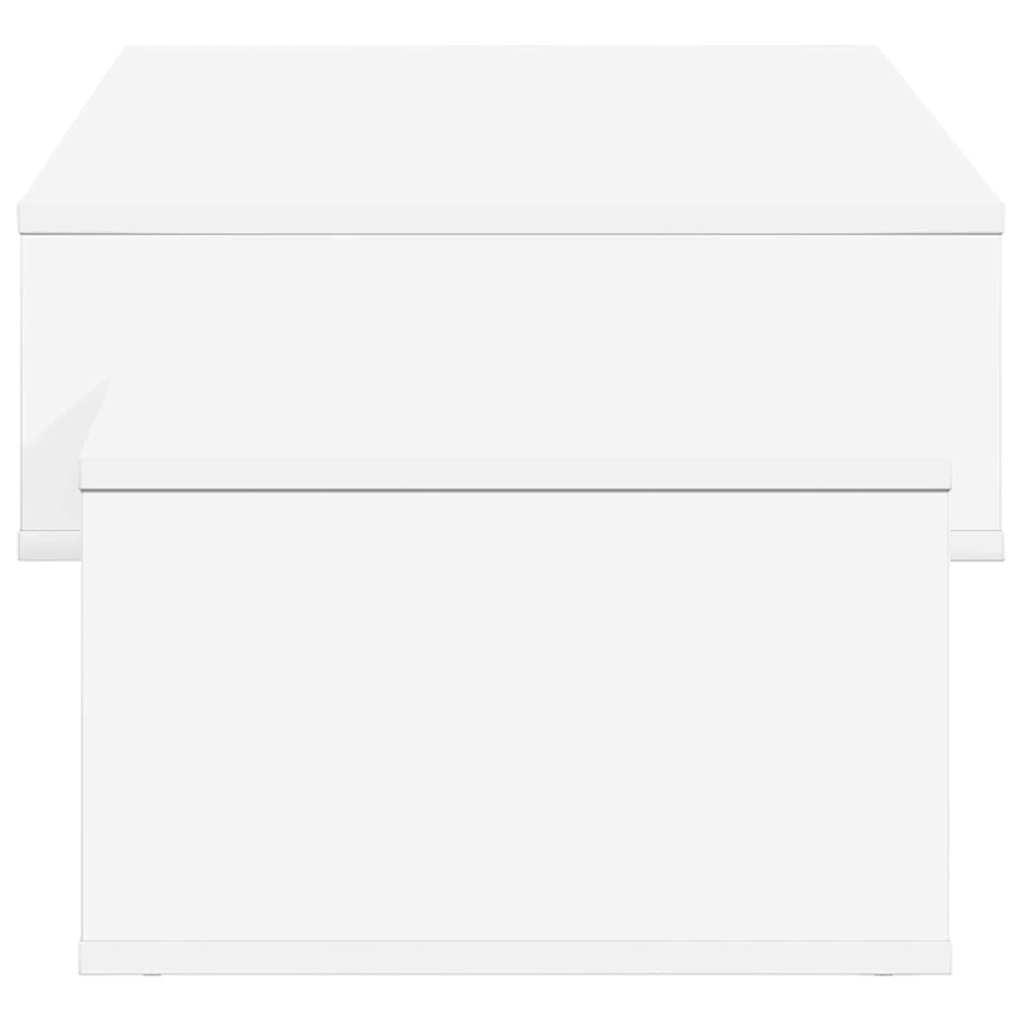 Kaffebord Hvit 105 x 50 x 32,5 cm Konstruert tre