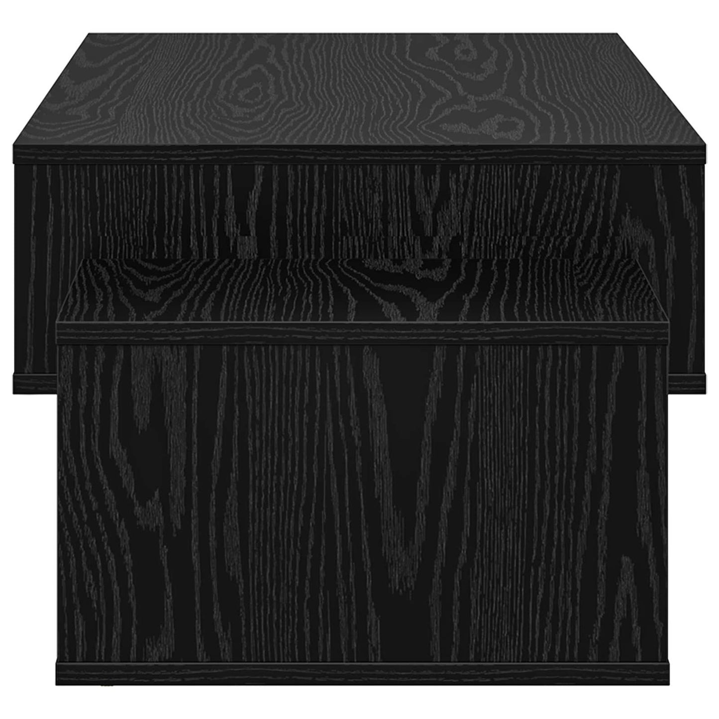 Kaffebord Svart Eik 105 x 50 x 32,5 cm Konstruert tre