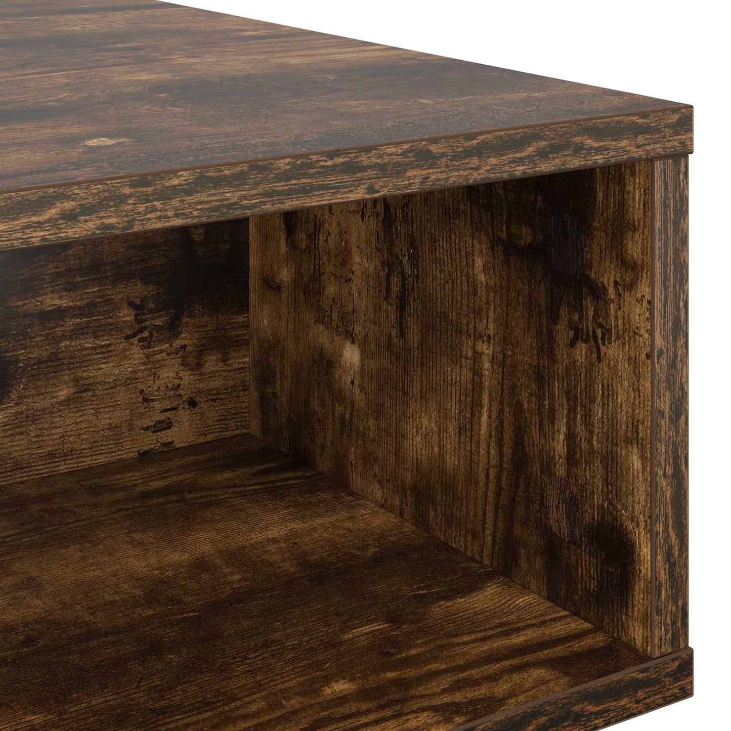 Kaffebord Røkt eik 105 x 50 x 32,5 cm Konstruert tre