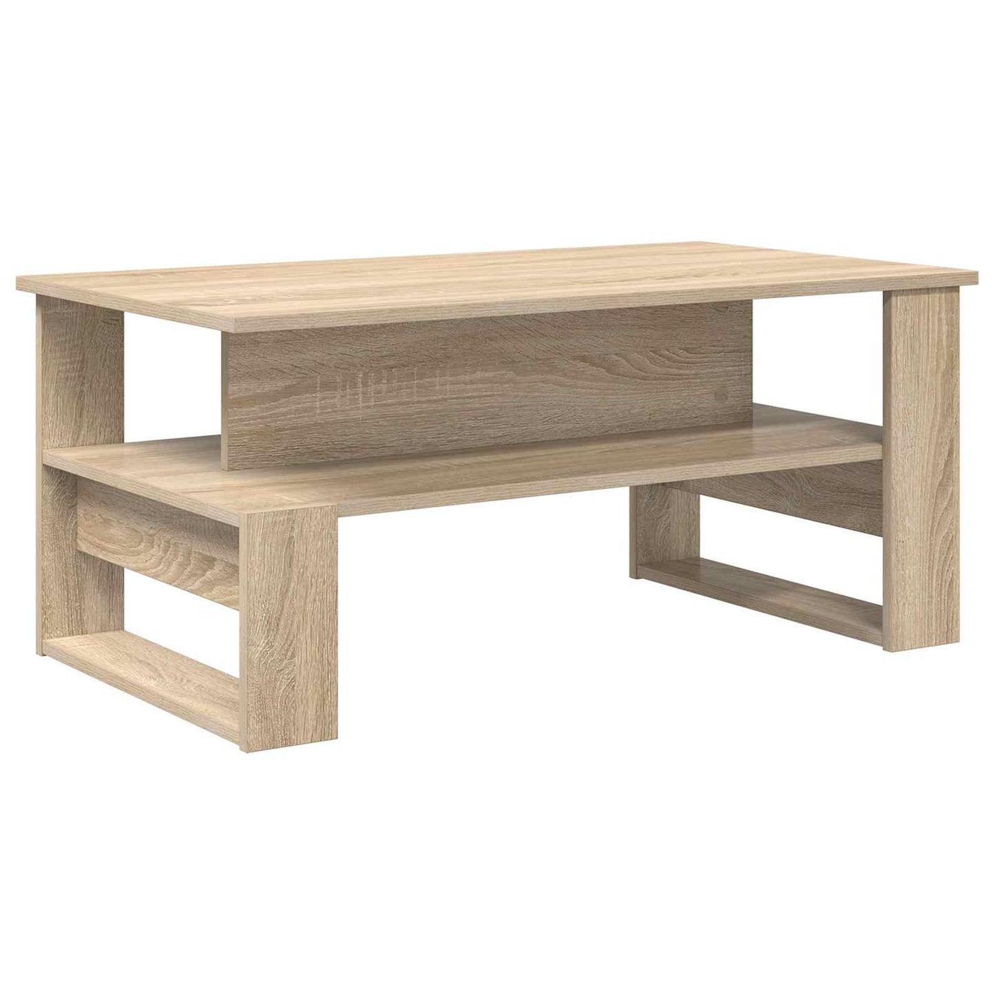Kaffebord Sonoma eik 90 x 50 x 40 cm Konstruert tre