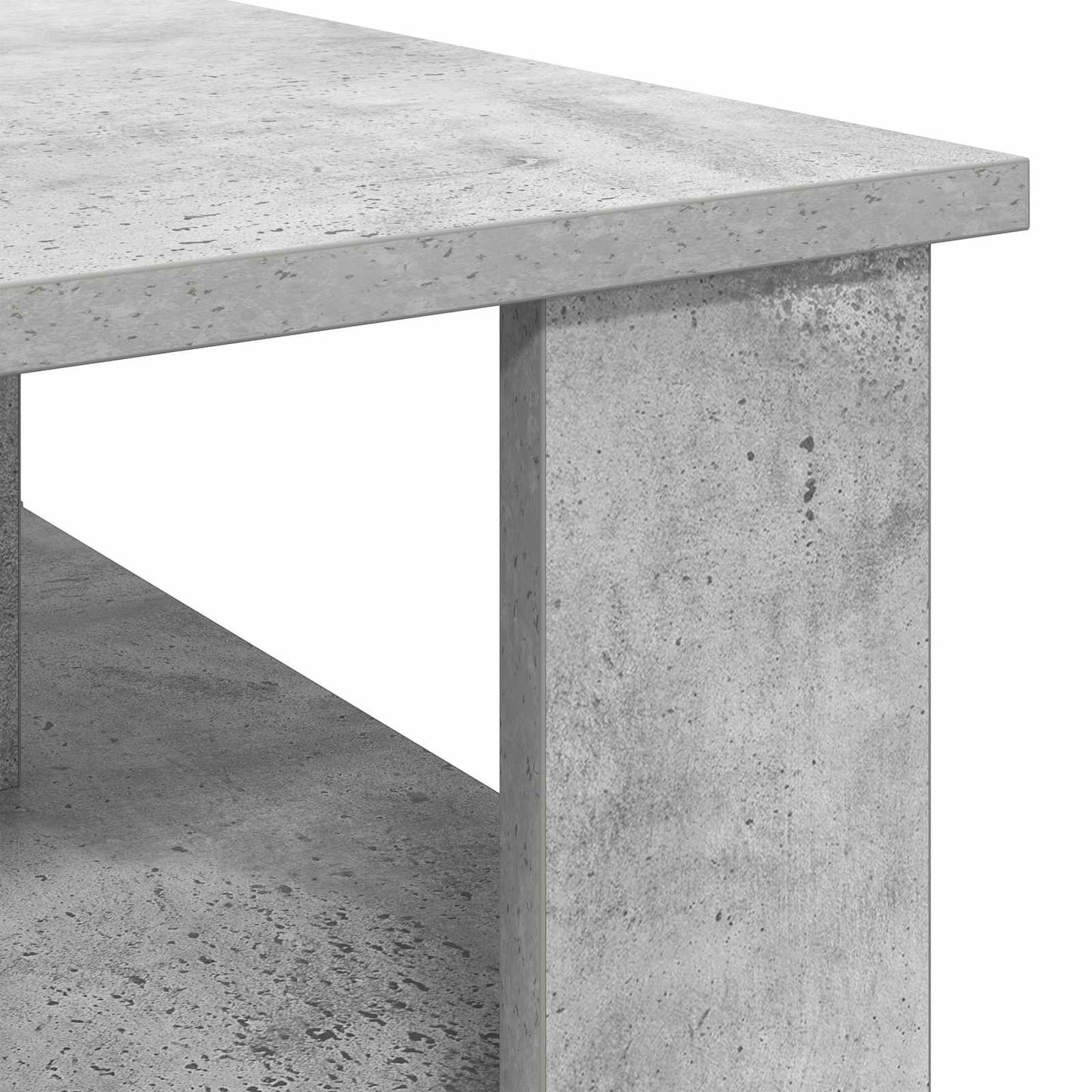 Kaffebord Betonggrå 90 x 50 x 40 cm Konstruert tre