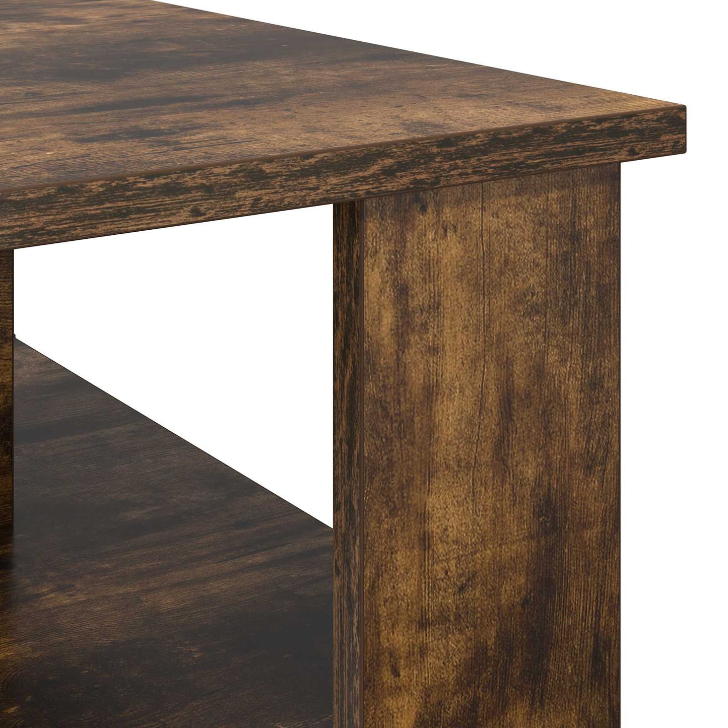 Kaffebord Røkt eik 90 x 50 x 40 cm Konstruert tre