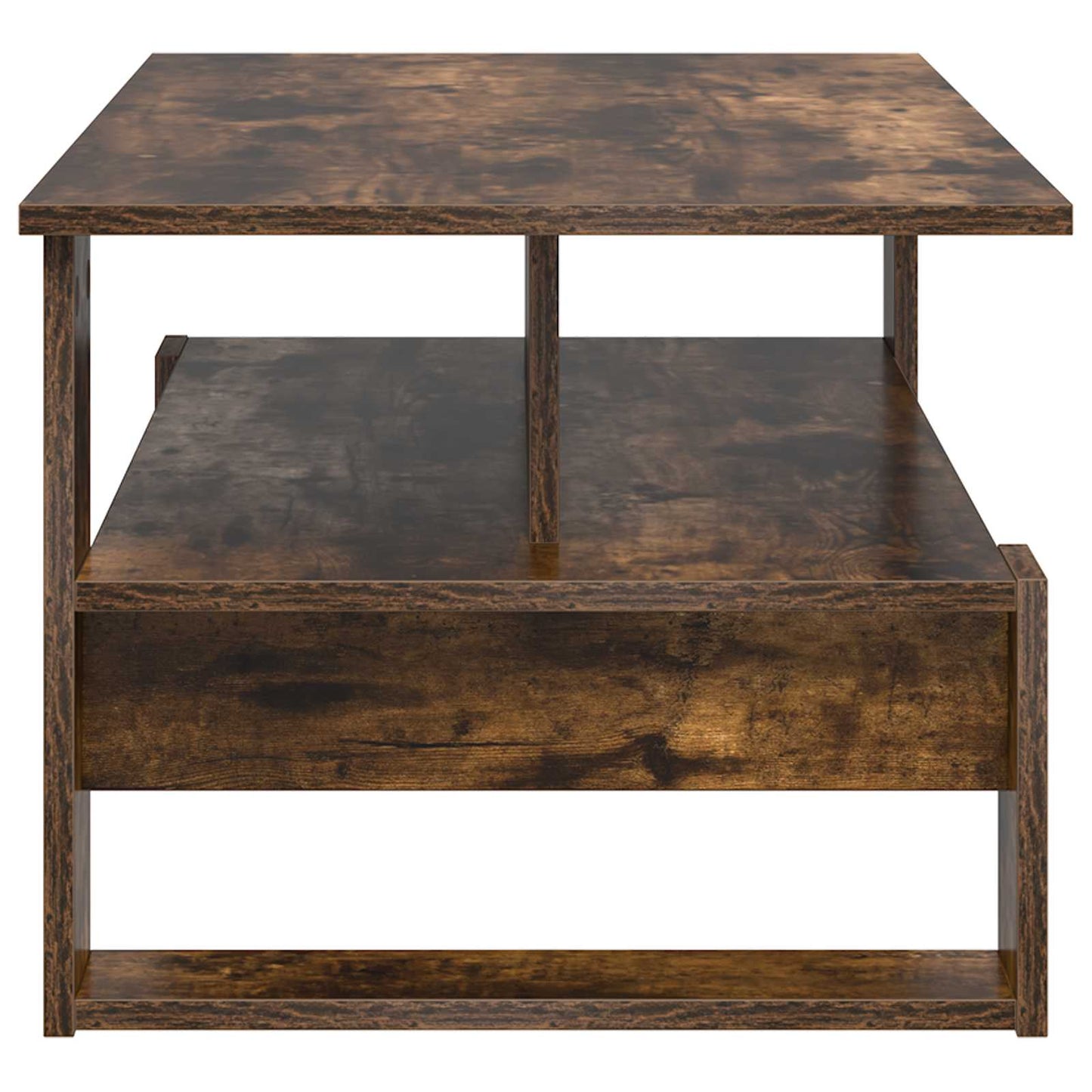 Kaffebord Røkt eik 90 x 50 x 40 cm Konstruert tre