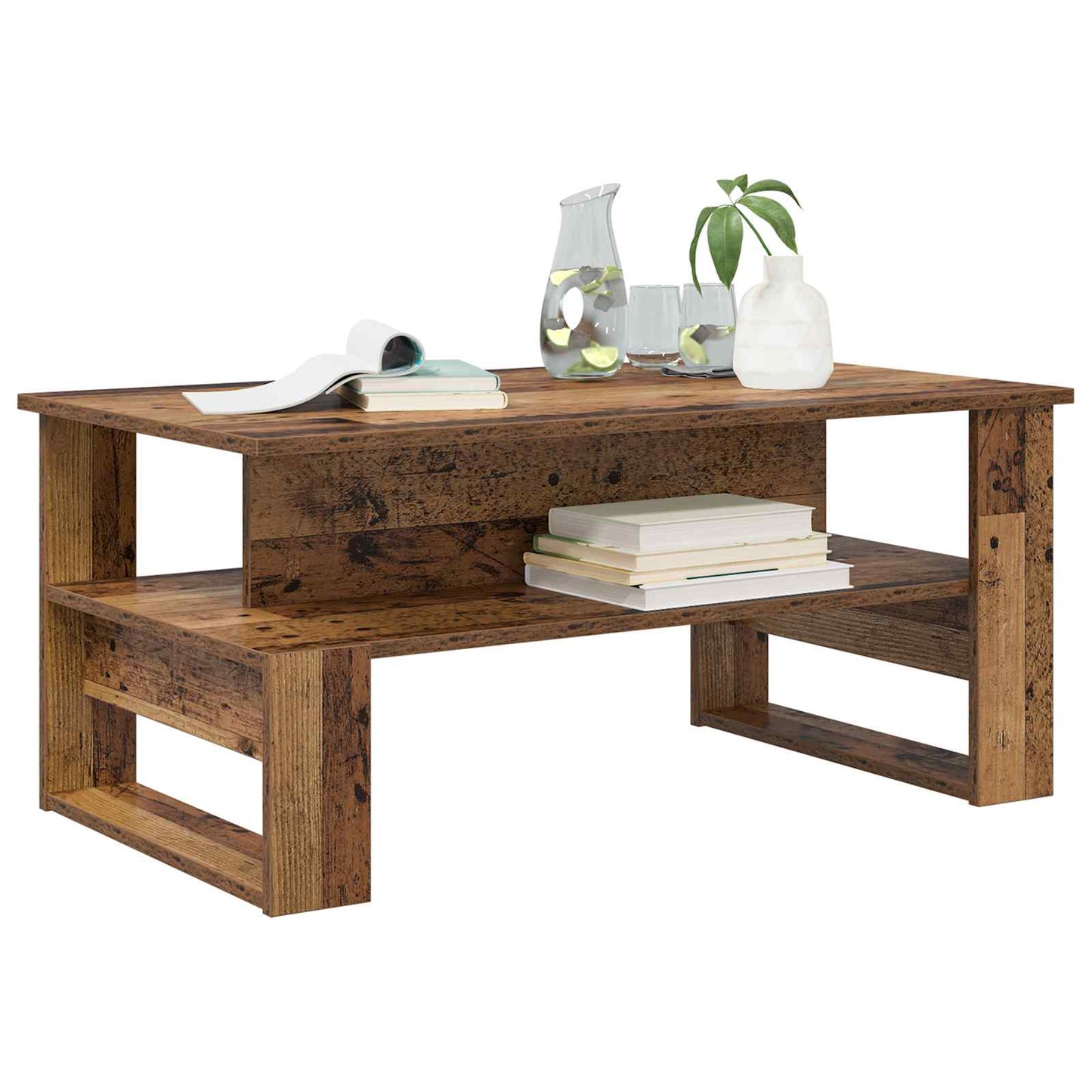Kaffebord Gammelt tre 90 x 50 x 40 cm Konstruert tre