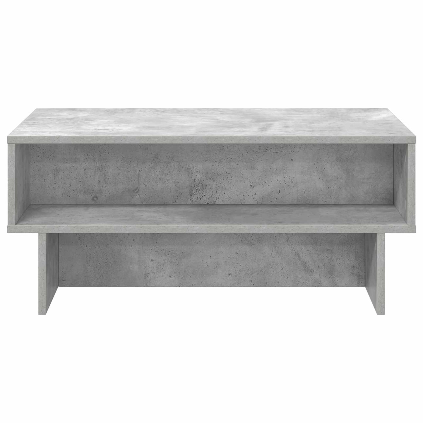 Kaffebord Betonggrå 80 x 46 x 35 cm Konstruert tre