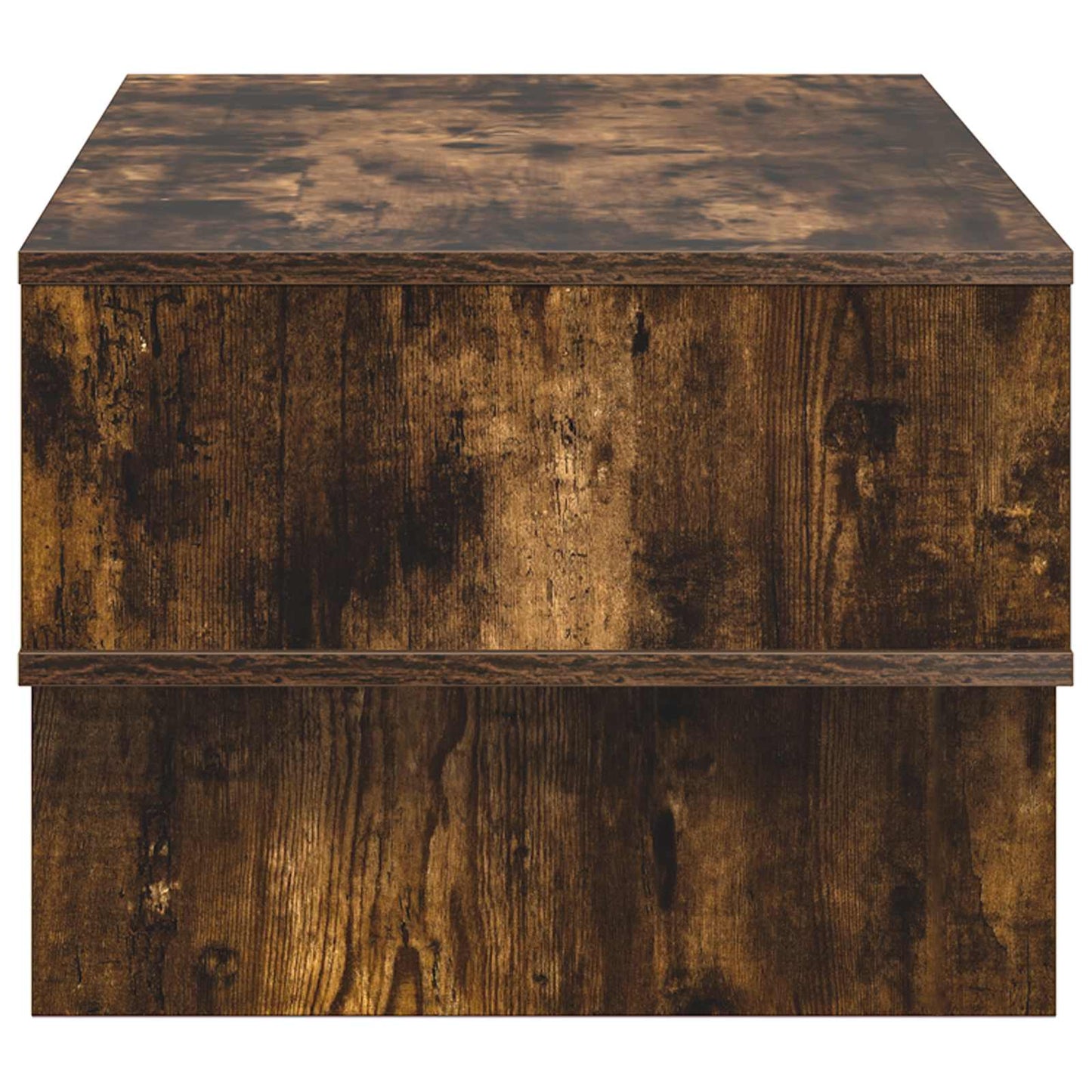 Kaffebord Røkt eik 80 x 46 x 35 cm Konstruert tre