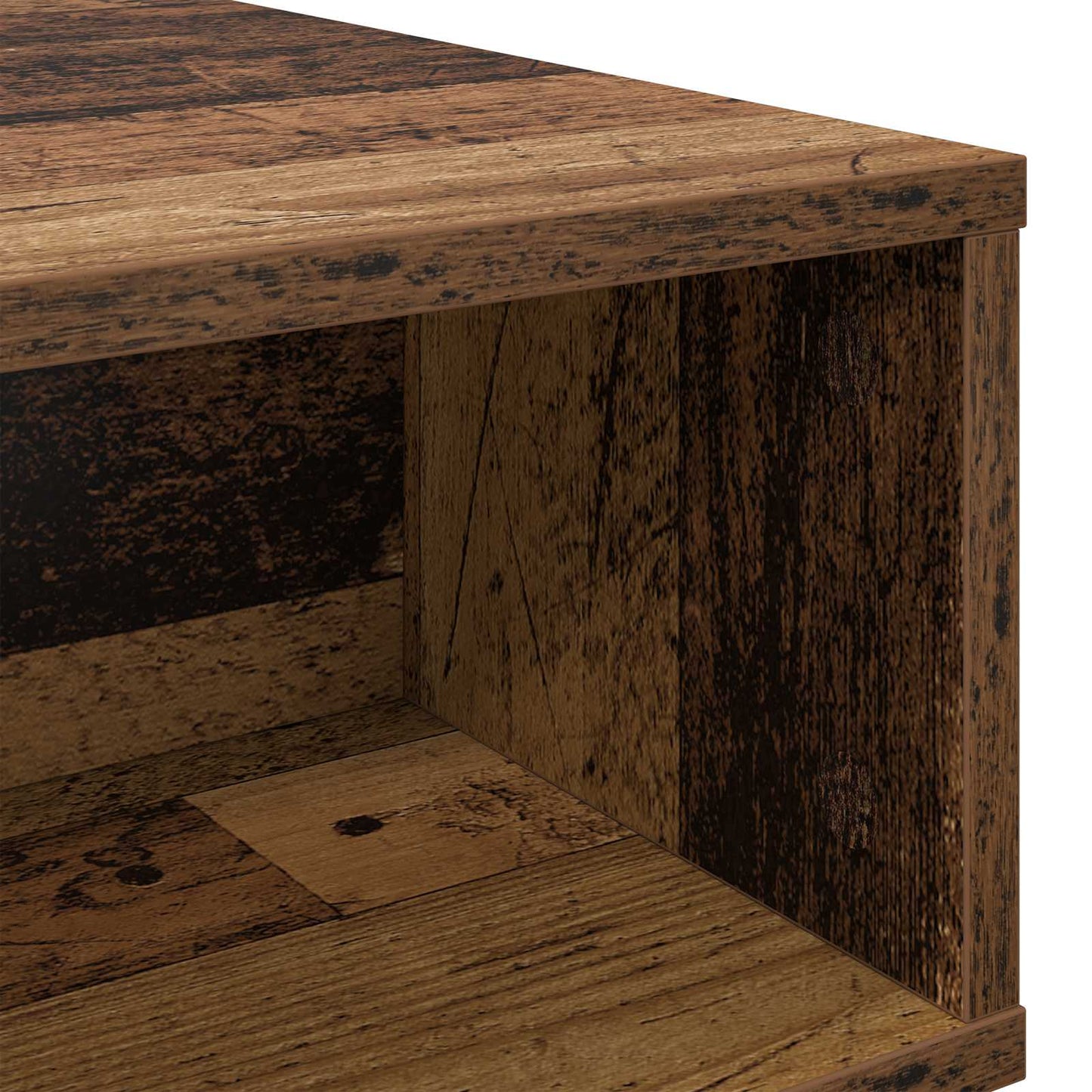 Kaffebord Gammelt tre 80 x 46 x 35 cm Konstruert tre