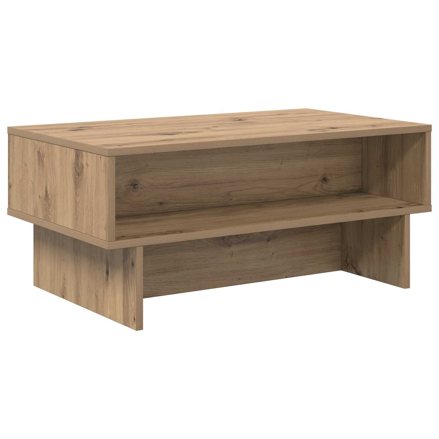 Kaffebord Artisan Eik 80 x 46 x 35 cm Konstruert tre