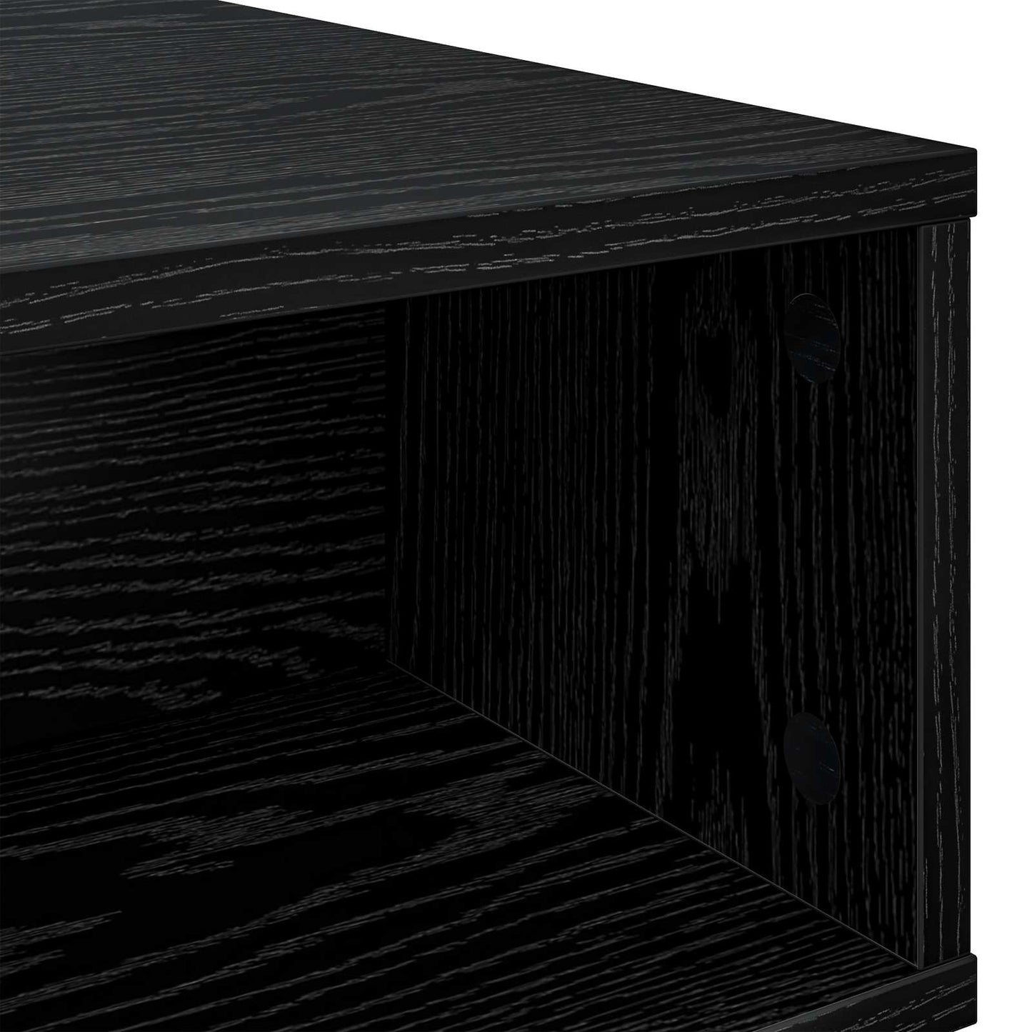 Kaffebord Svart Eik 48 x 46 x 35 cm Konstruert tre