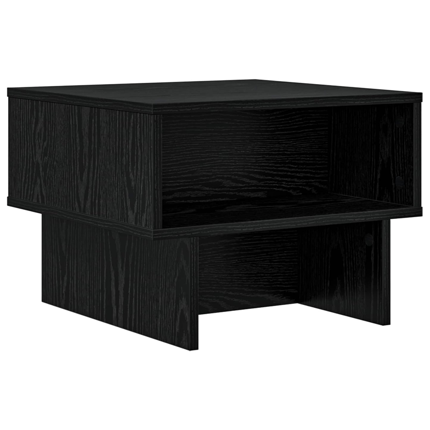 Kaffebord Svart Eik 48 x 46 x 35 cm Konstruert tre