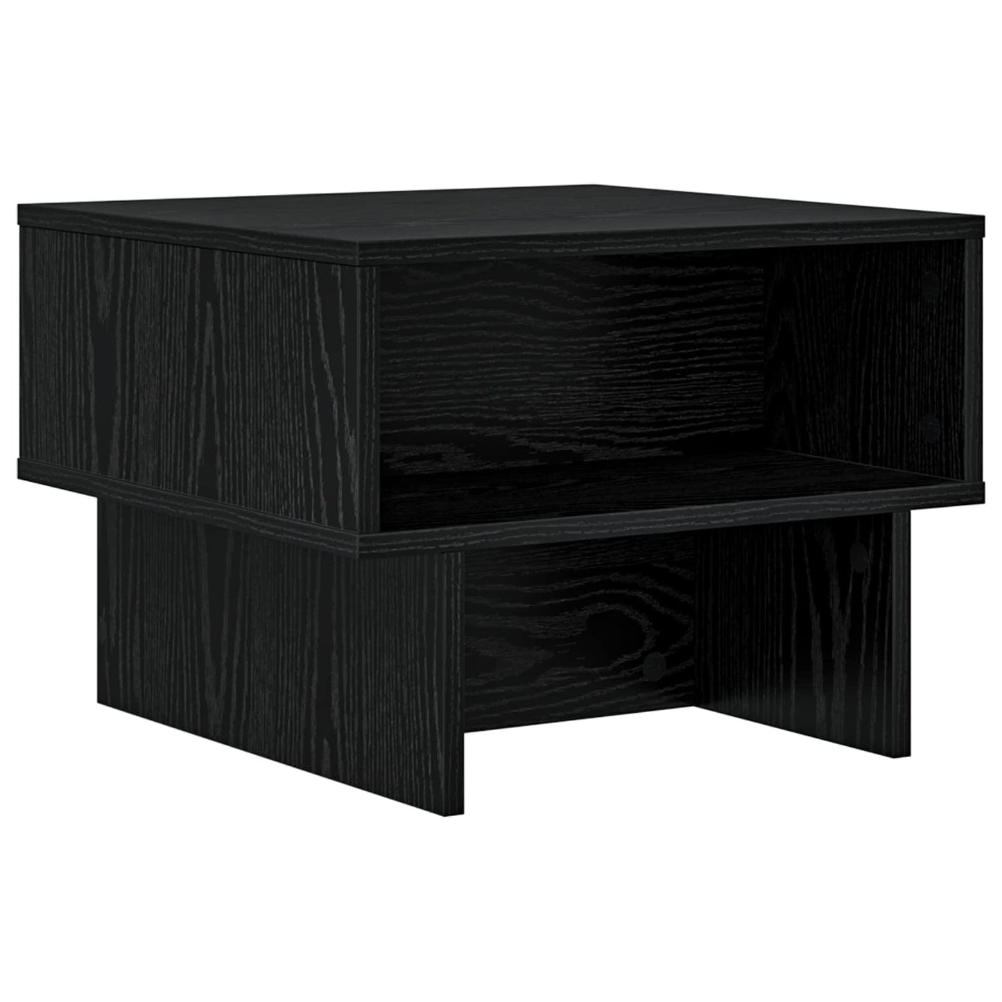 Kaffebord Svart Eik 48 x 46 x 35 cm Konstruert tre