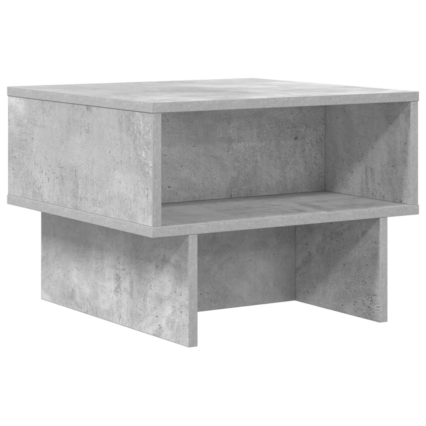 Kaffebord Betonggrå 48 x 46 x 35 cm Konstruert tre