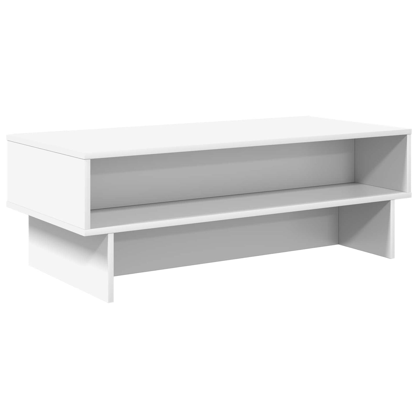 Kaffebord Hvit 100 x 46 x 35 cm Konstruert tre
