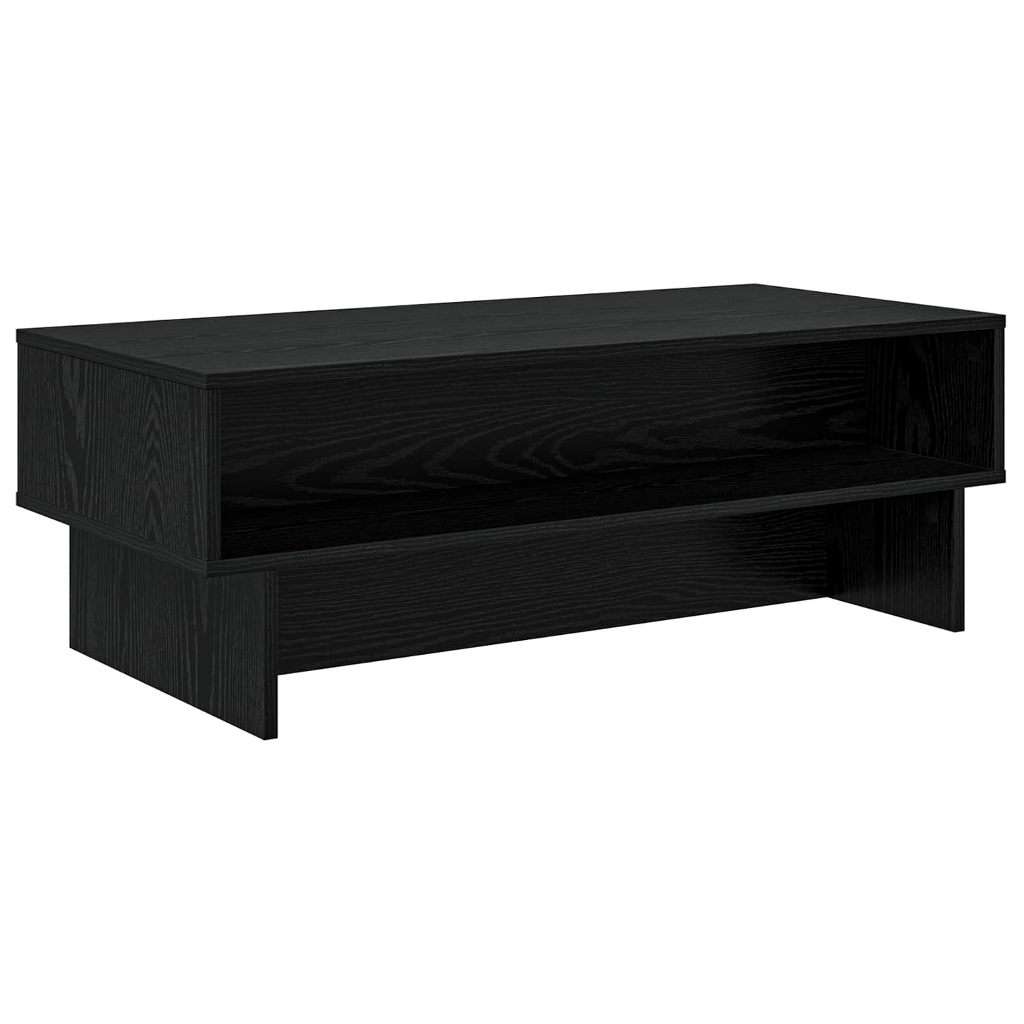 Kaffebord Svart Eik 100 x 46 x 35 cm Konstruert tre