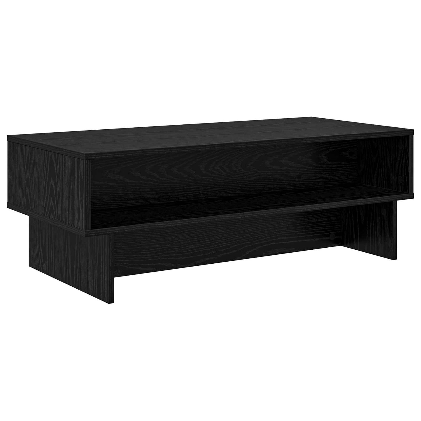 Kaffebord Svart Eik 100 x 46 x 35 cm Konstruert tre