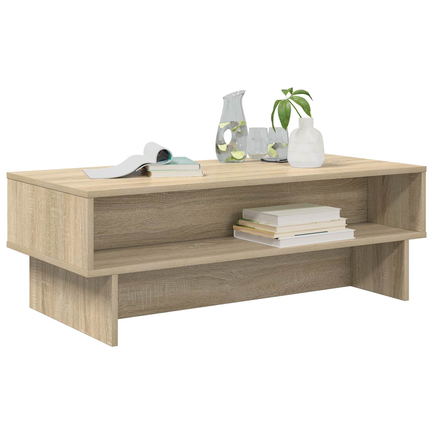 Kaffebord Sonoma eik 100 x 46 x 35 cm Konstruert tre