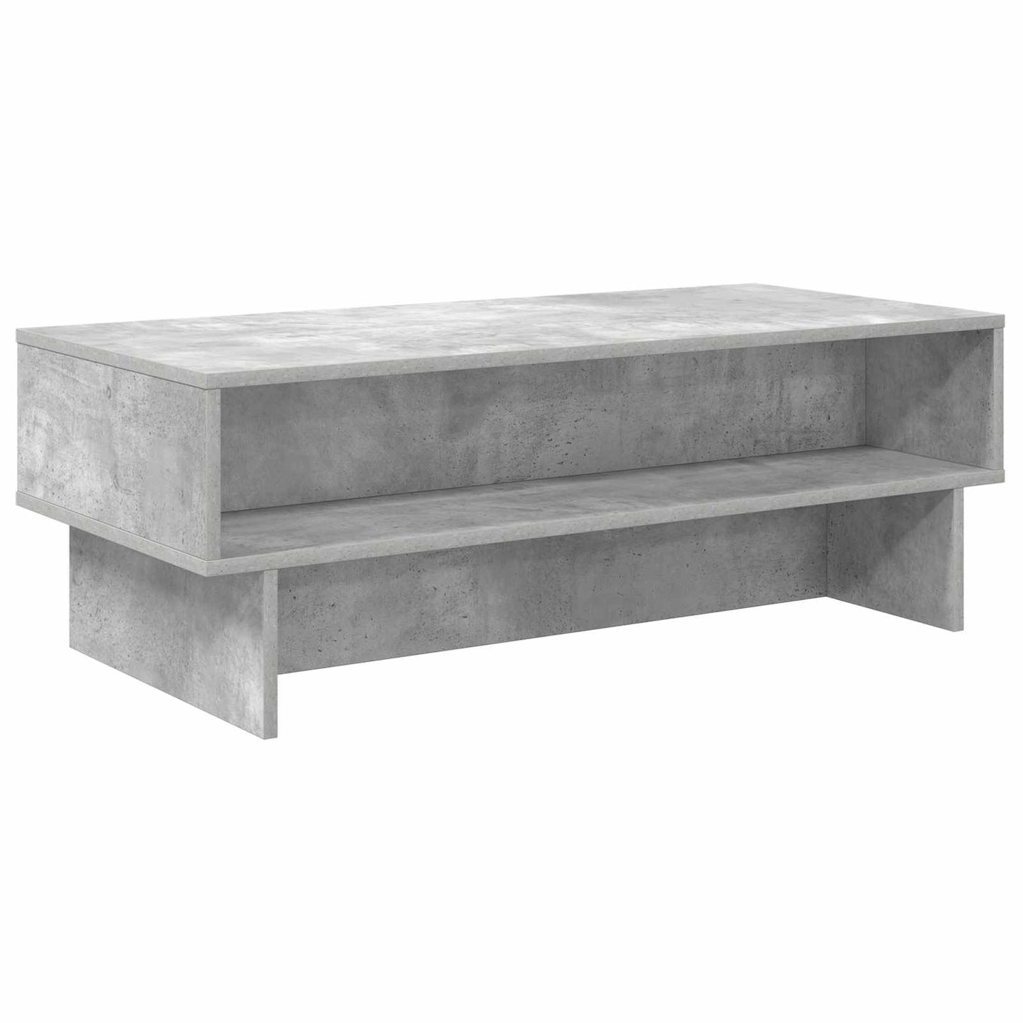 Kaffebord Betonggrå 100 x 46 x 35 cm Konstruert tre