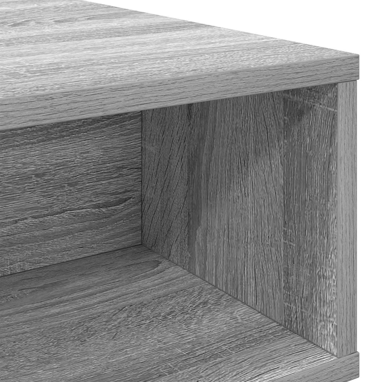 Kaffebord Grå Sonoma 100 x 46 x 35 cm Konstruert tre