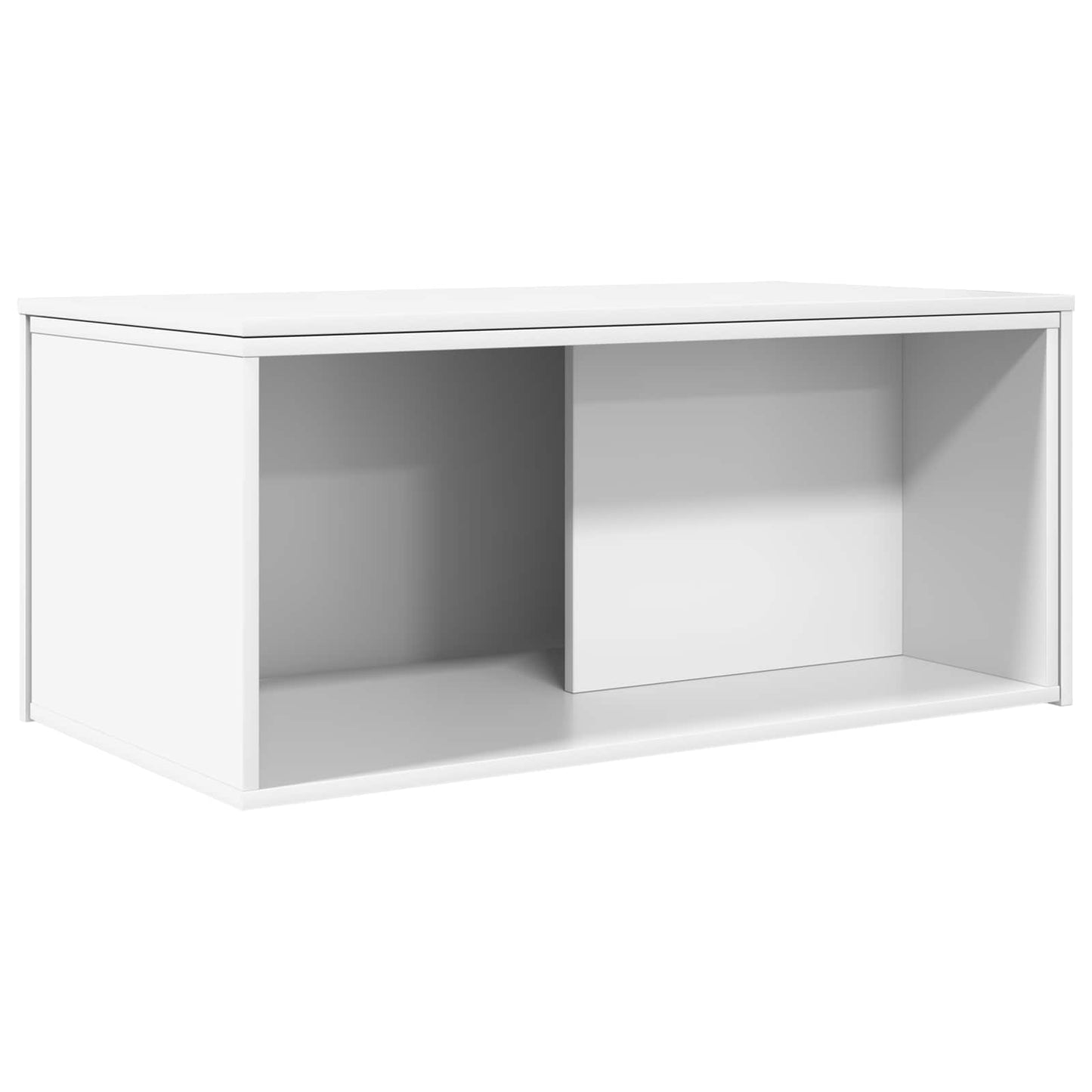 Kaffebord Sett 2 pcs Hvit Konstruert tre