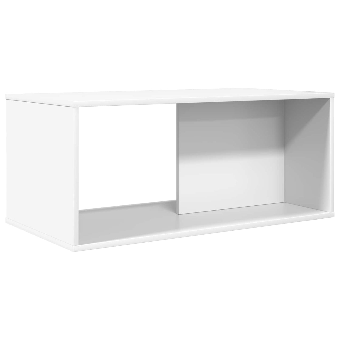 Kaffebord Sett 2 pcs Hvit Konstruert tre
