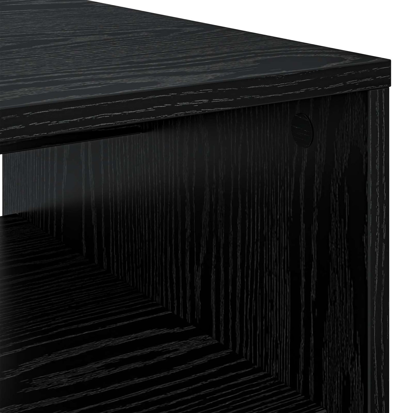 Kaffebord Svart Eik 60 x 50 x 40 cm Konstruert tre