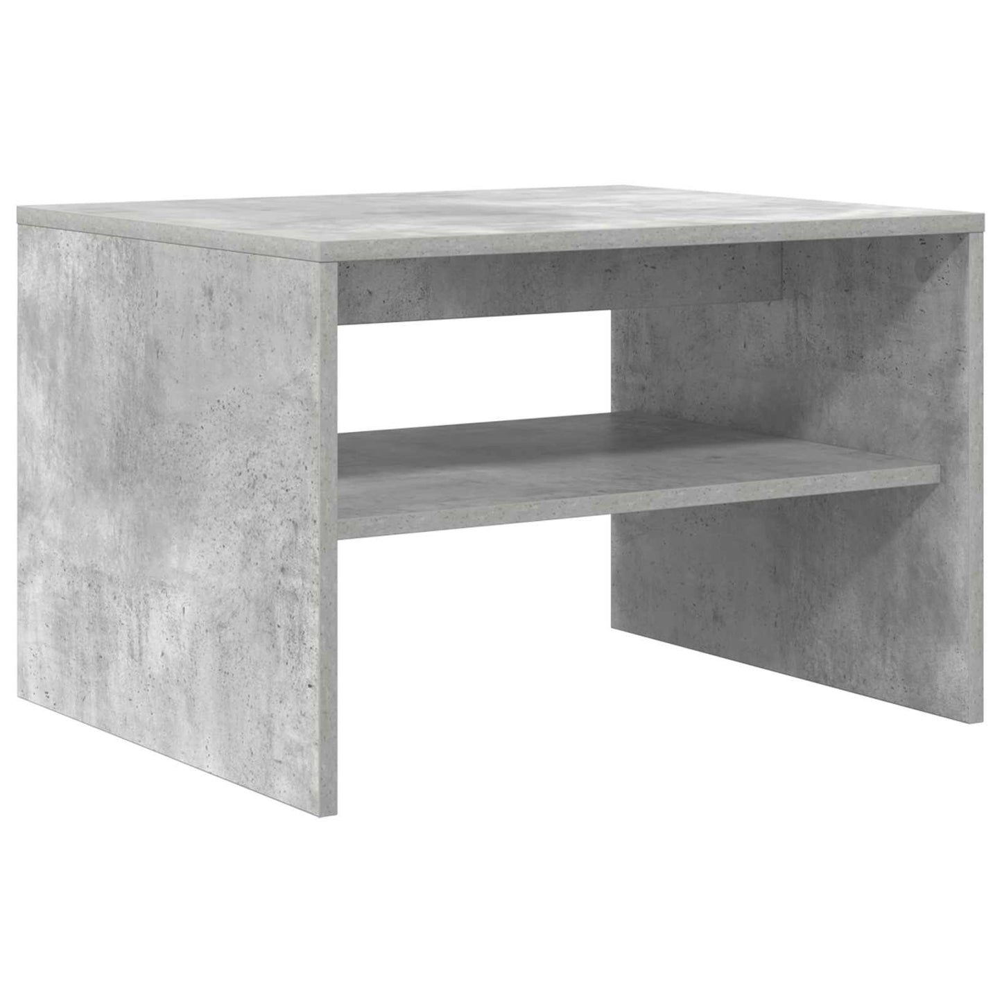 Kaffebord Betonggrå 60 x 50 x 40 cm Konstruert tre