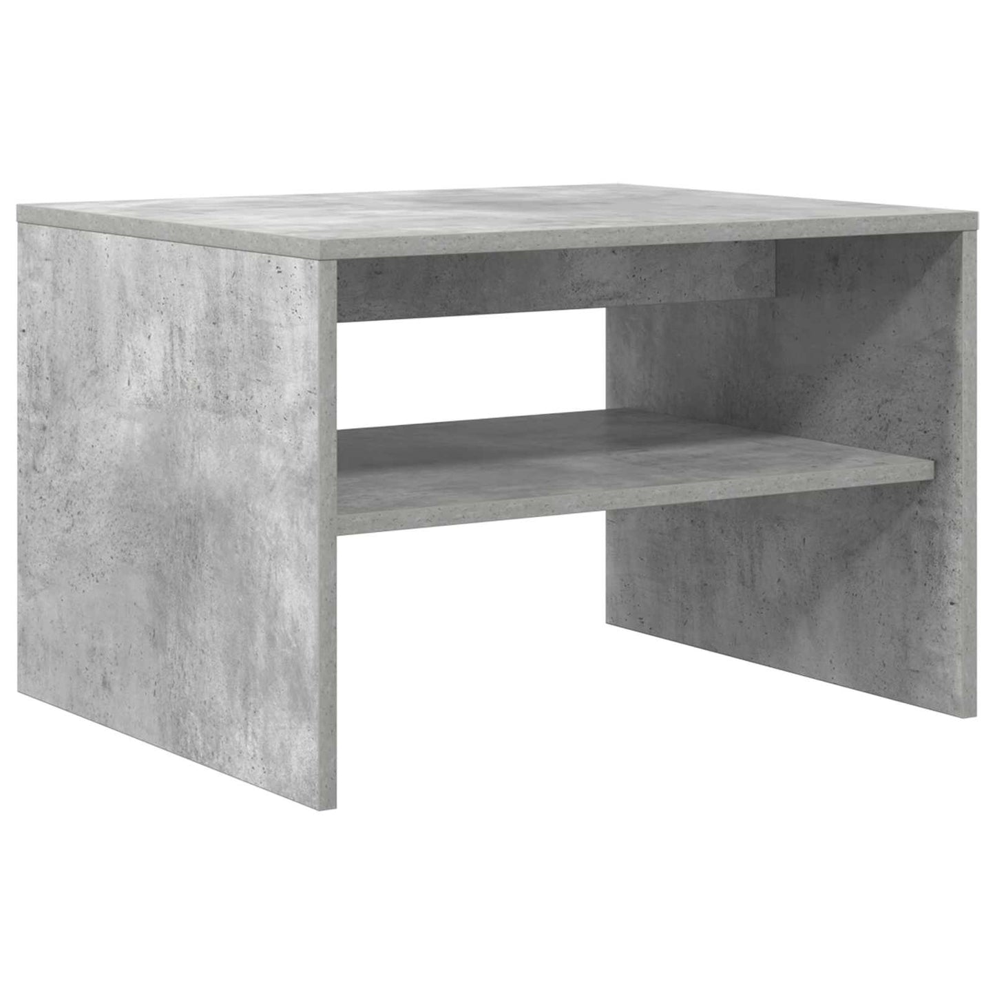 Kaffebord Betonggrå 60 x 50 x 40 cm Konstruert tre