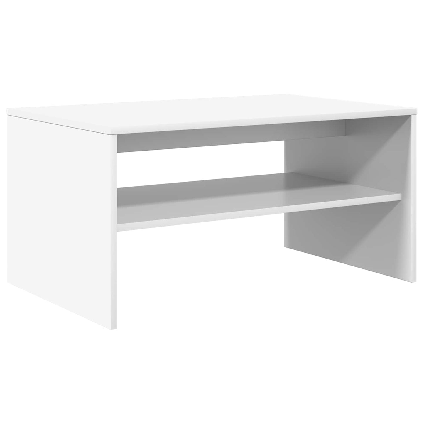 Kaffebord Hvit 80 x 50 x 40 cm Konstruert tre