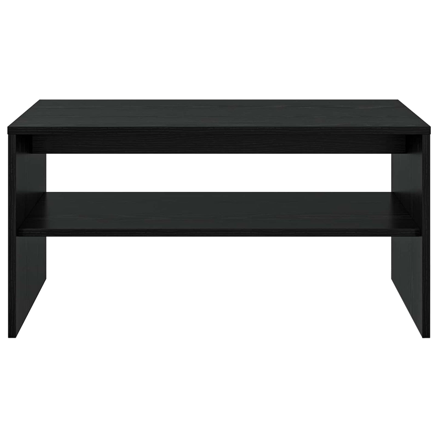 Kaffebord Svart Eik 80 x 50 x 40 cm Konstruert tre
